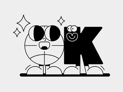 OK BY INHOUSE TYPE Font animation branding design graphic design illustration logo typography ui ux vector