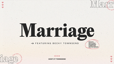 Marriage Podcast Design church design faith journey love marriage podcast