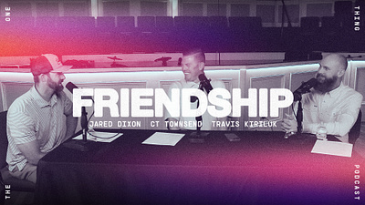 Friendship Podcast Design christian church design faith friends friendship leaders pastors podcast