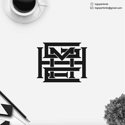 HGME monogram logo design branding clothing line design icon illustration initials lettering logo logo design logotype minimal logo monogram symbol typography