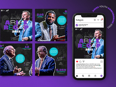 Arise Youth Conference Recap Design christian church churchgraphics design eventdesign events faith god graphic design illustration logo mockups socialmedia youthconference