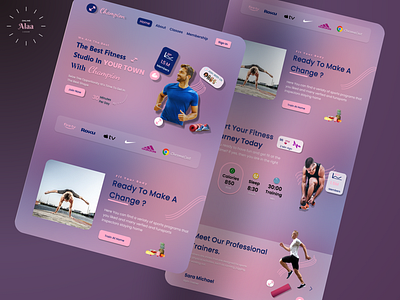 fitness landing page with figma figma fitness gym lading page ui workout