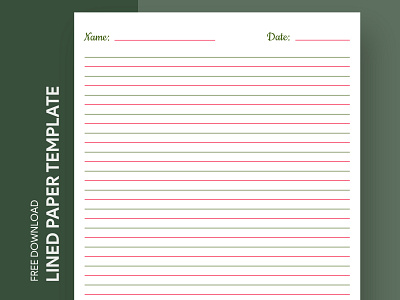 Lined Paper Free Google Docs Template docs document elementary free template free template google docs google google docs handwriting letter lined ms print printing school template templates word writing