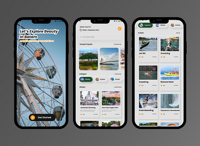 BATAM ISLAND animation app island batam batam batam app batam island batam island app branding explore graphic design island logo motion graphics pulau batam ui