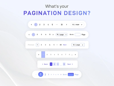 Pagination UI android app figma ios mobile pages pagination screens ui ui elements uiux design ux website