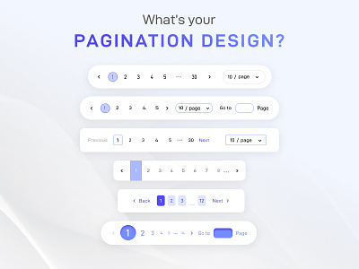 Pagination UI android app figma ios mobile pages pagination screens ui ui elements uiux design ux website