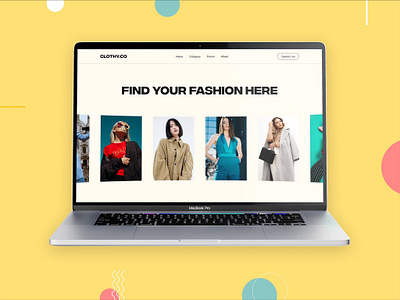 Fashion Website fashion fashiontrends landingpage onlineshop onlineshopping shoppingapp trendylooks ui uiuxdesign website