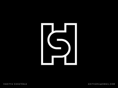 H + S monogram logo design best logo brand mark corporate logo digital logo elegant logo h letter h logo h s minimal minimalist s smart clever modern startup logo top logos unique modern