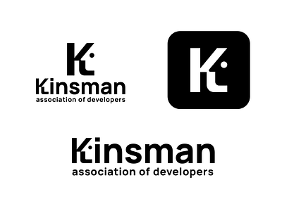 Kinsman brand branding design elegant face graphic design head illustration k logo logotype man mark minimalism minimalistic modern negative space negativespacelogo sign tech