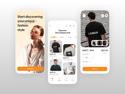 Fashion Moblie App app app design clean clothing app design e commerce app fashion fashion app fashion brand fashion design fashion mobile app mobile mobile app online store shopping app simple design store app ui ui ux ux