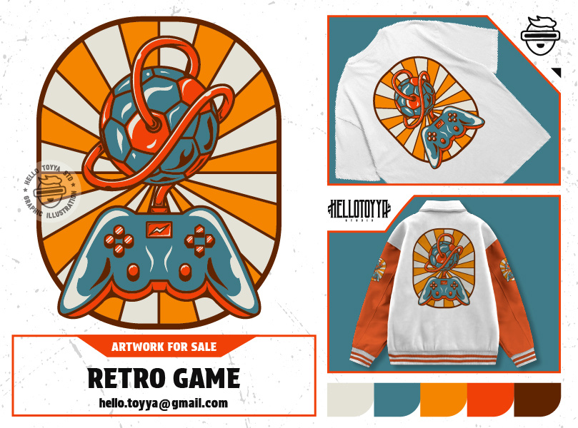 (DESIGN FOR SALE) Vintage Illustration Play Ball . Tshirt Design adobe illustrator apparel artwork for sale design idea designforsale digital artwork fashion design football game game tshirt graphic design illustration inspiration design joystick merchandise print tshirt retro tshirt trendy design tshirt design vintage