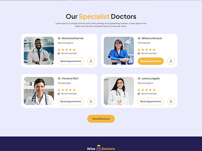 Doctor section of Healthcare & Medical Elementor Template Kit business doctor health healthcare healthcare center hospital medical medical center online doctor poly clinic