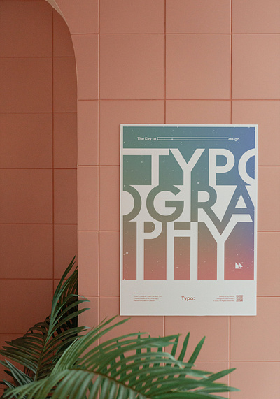 Typo: The Key to Design. design poster typography