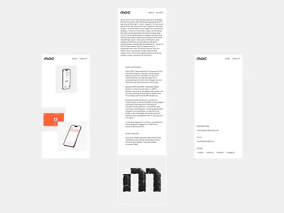 Personal Portfolio and Brand Identity - 2023 black brutal brutalism collage letter light online photo manipulation photomanipulation photoshop portfolio projects rock scandinavian uiinteraction ux web website