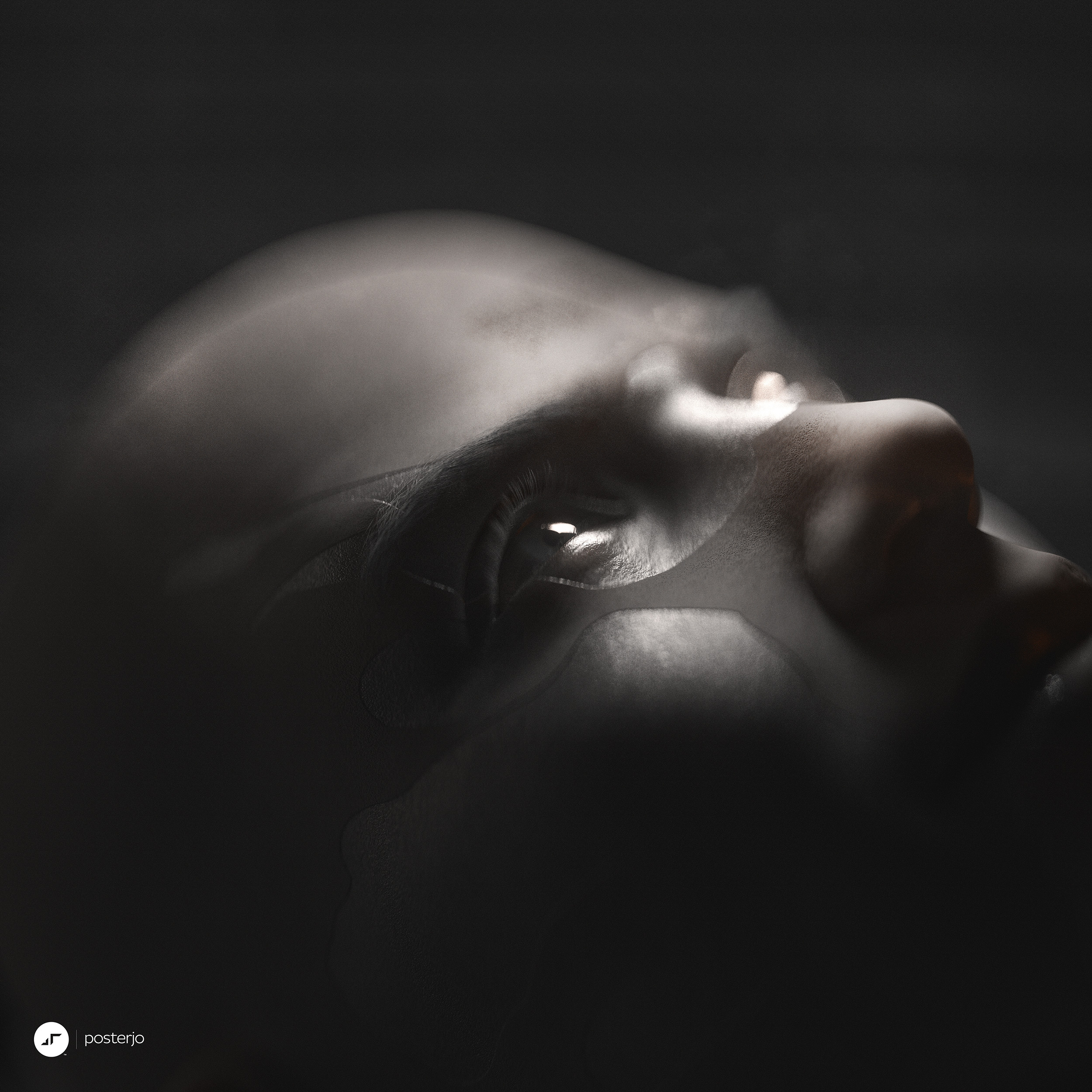 newgen posterjo #168 3d black and white blender joan sterjo joansterjo monochrome octane posterjo render