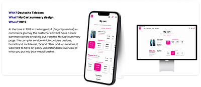 Telekom (DT) product design ui ux