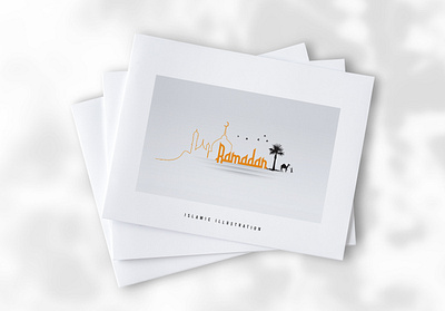Islamic Illustration Design eid banner