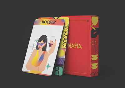 Mafia Cards Game animation branding design graphic design graphics illustration logo modern typography vector visual design