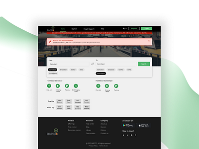 NCRTC Landing Page design figma landing page redesign ui ux