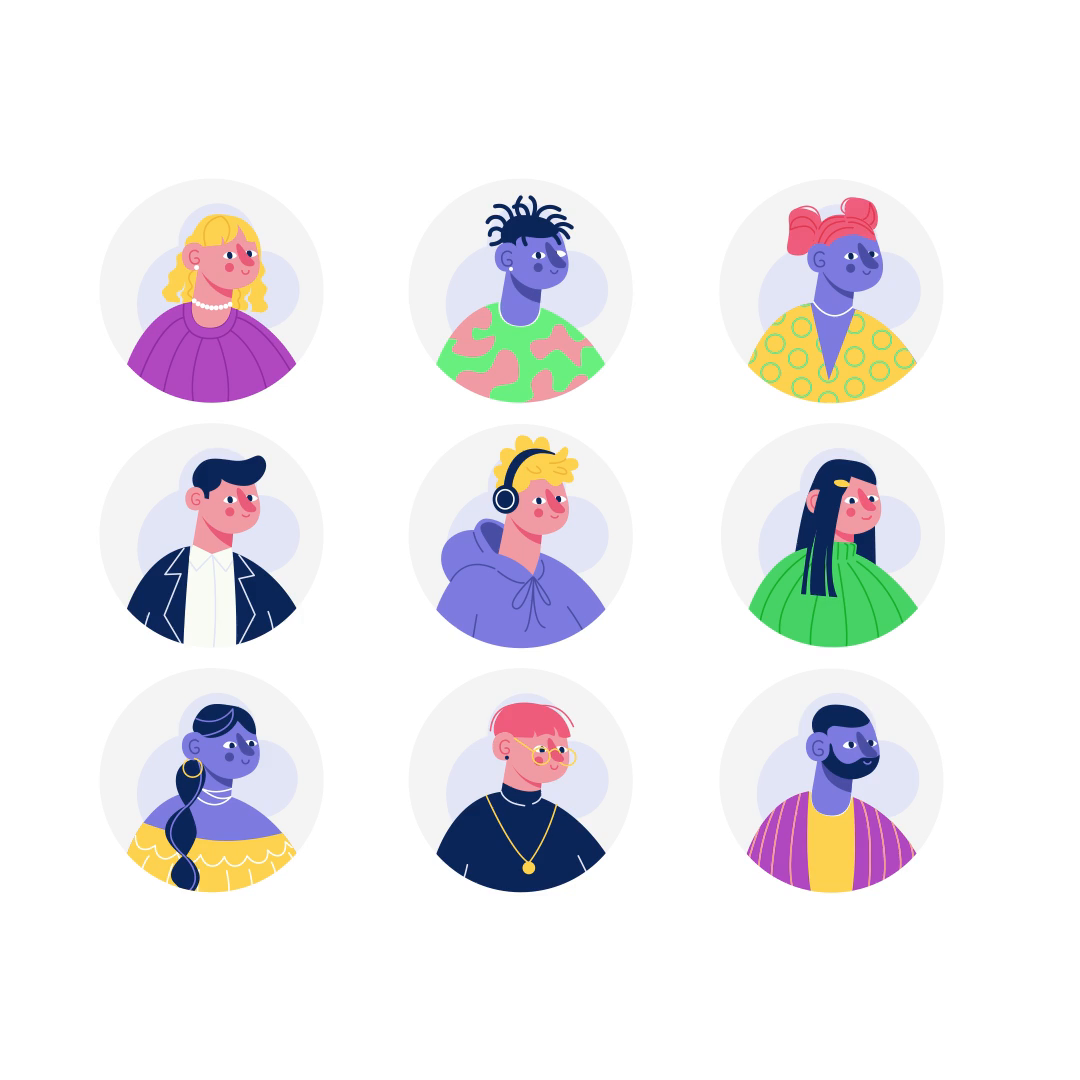 Human Avatars by DigitalCrocs on Dribbble