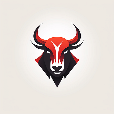 Minimalist Bull Farm Logo Design branding graphic design logo minimalist bull farm logo design motion graphics