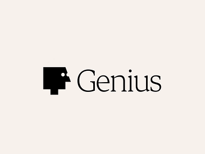 Genius logo animation 2d animation after effects animation brand animation branding genius human logo design logotype motion motion design simple