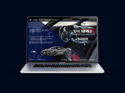 BMW Web page Redesign ui ux web website