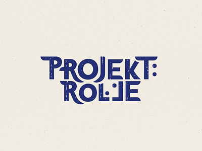 Projekt:Rolle branding graphic design logo penandpaper typography typologo wordmark