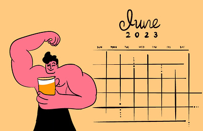 Calendar Chuckles branding graphic design logo