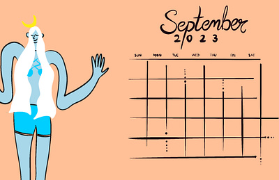 Calendar Chuckles graphic design