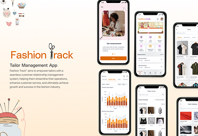 Fashion Track (NDA Signed) fashion tailors ui ux