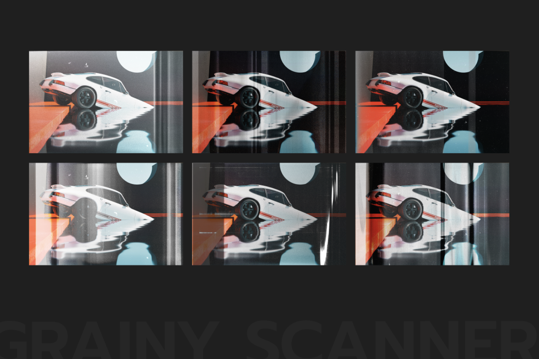 Grainy Scanner Effect by Promo Graphics on Dribbble