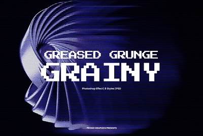 Greased Grunge Grainy Effect action branding design effect grainy graphic design graphic design trends greased grunge photo photo action photo effect photography photoshop action photoshop effect poster design preset print design product design