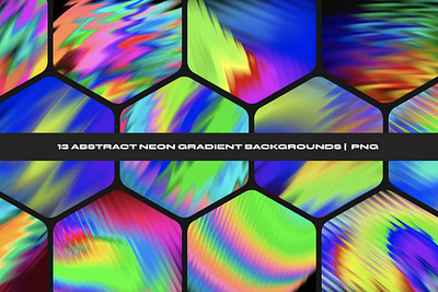 Neon Gradient Shapes & Backgrounds abstract abstract background background branding design digital design gradient graphic design illustration illustrations industrial design neon poster design print design product design social media design textile design texture wavy webdesign