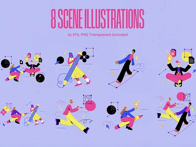 Design & Create Flat Characters branding characters creative design designer digital design flat flat design flat illustrations graphic design illustration illustrations packaging design poster design print design product design social media design textile design webdesign