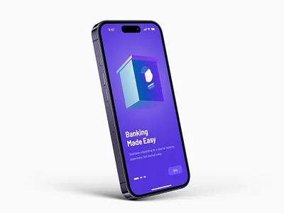 Mobile Bank - Onboarding Prototype app bank bank app banking finance app finances financial app fintech ios login mobile mobile app onboarding product design signup ui walkthrough welcome