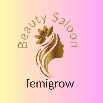 Femigrow beaut color design graphic design hollywood illustration logo saloon vector