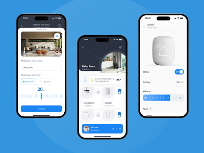 Smart Home: Make Your Home Listen to You! freebie home home app mobile mobile app smart home ui ui kit webmarc