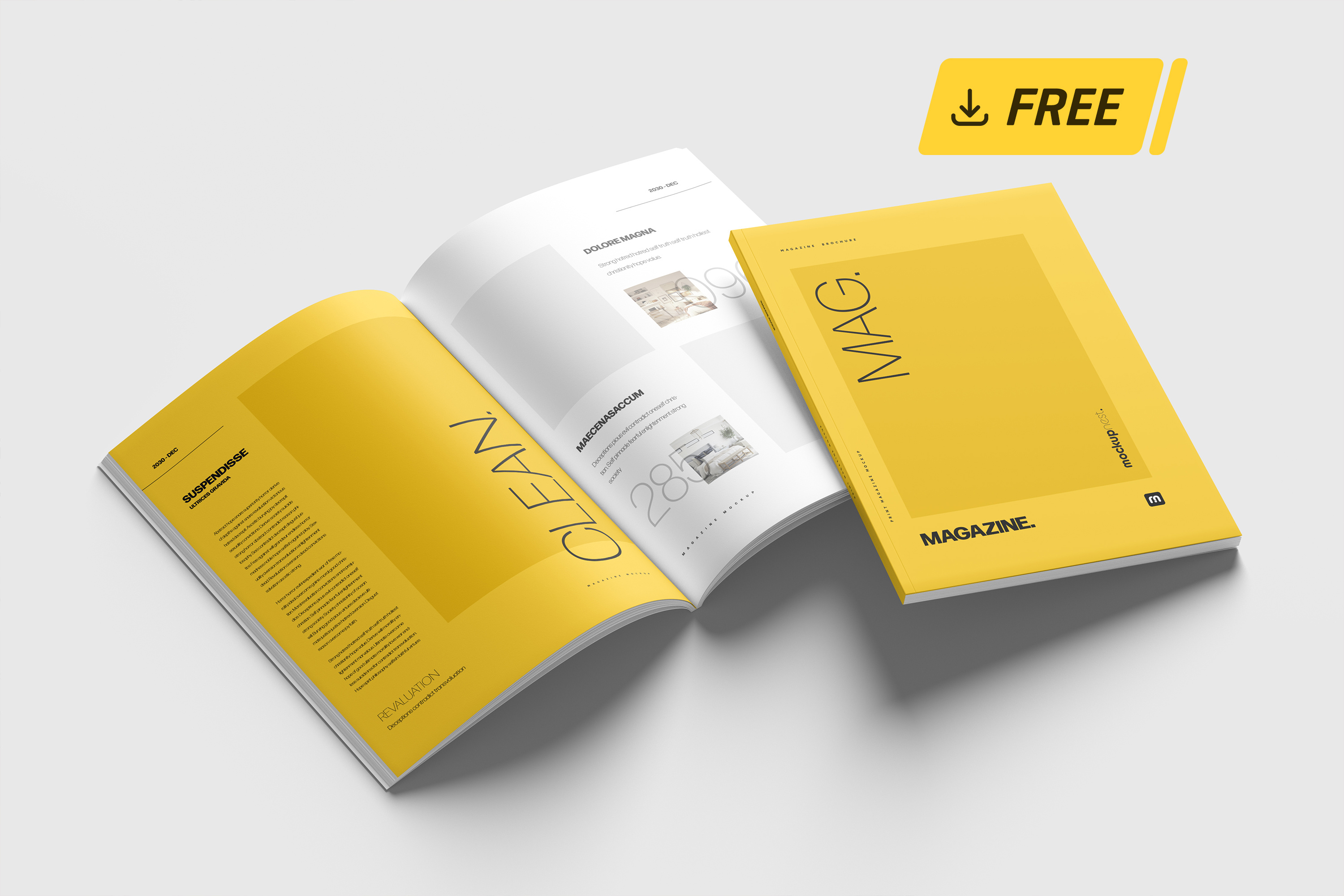 Free A4 Magazine Mockup 😍 a4 magazine mockup a5 magazine mockup free design free magazine cover mockup free magazine mockup free mockup free mockups free psd magazine mockup magazine mockups