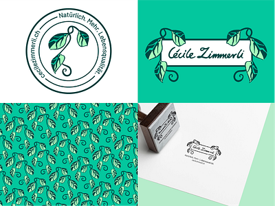 Brand Identity for Cécile Zimmerli brand identity branding corporate identity graphic design illustration logo vector