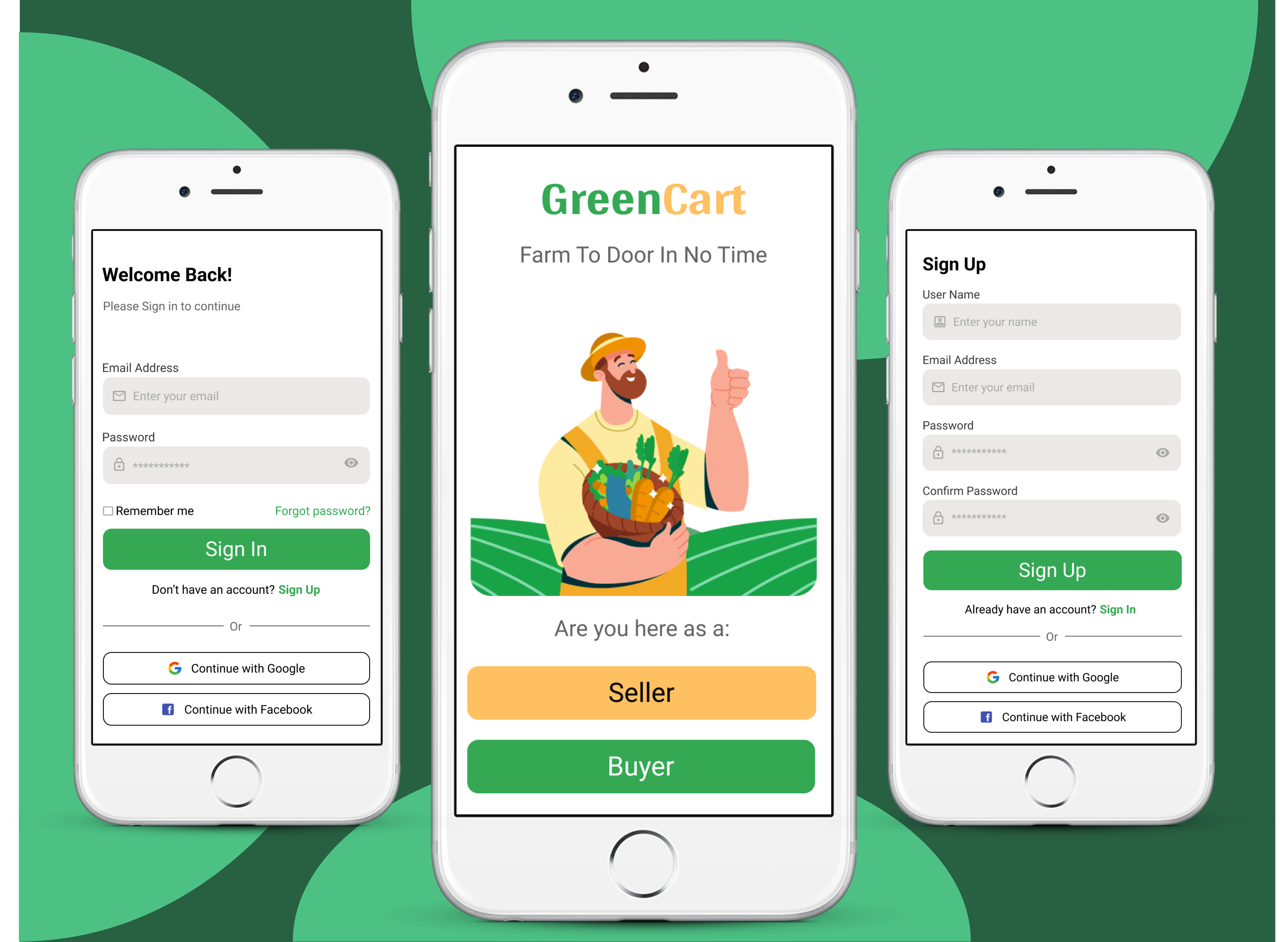 Simple Login, Sign In & Sign Up Page Design app design ui app ui delivery app design ecommerce app design figma ui food delivery app ui foodpanda app ui graphic design greencart app ui login form login ui mockup design prototyping design responsive ui sign in page ui sign in sign up form sign up page design ui ui ux vegetable delivery ui