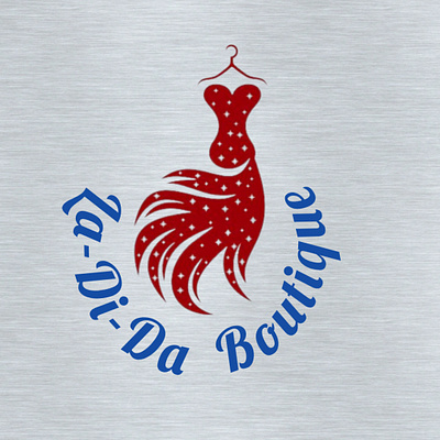 Boutique logo apparels boutique branding design dress graphic design hollywood illustration logo vector