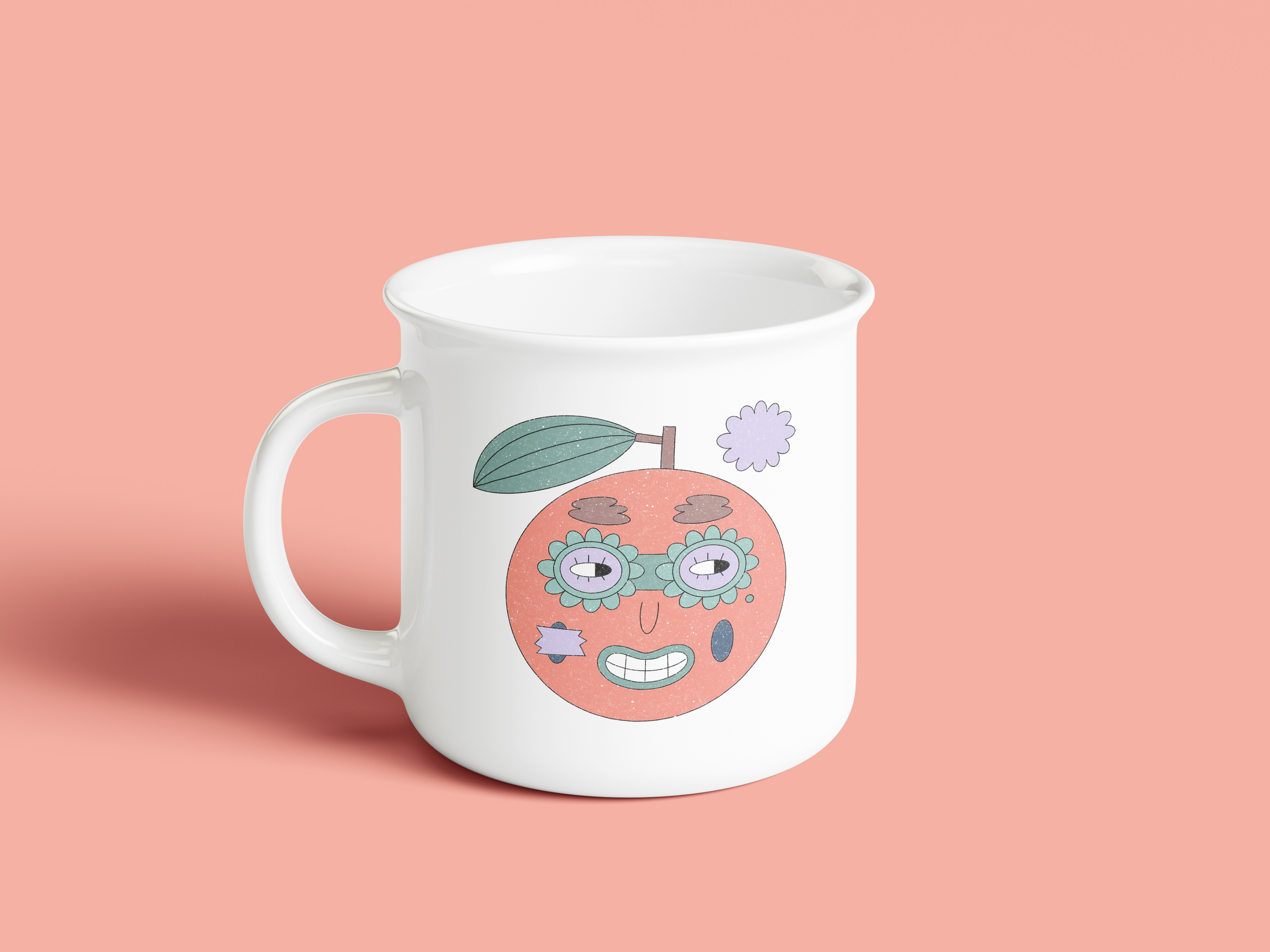 Orange and apple branding cartoons characterdesign characters design graphic design illustration procreate