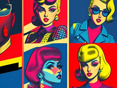 Retro fashion branding graphic design illustration vector