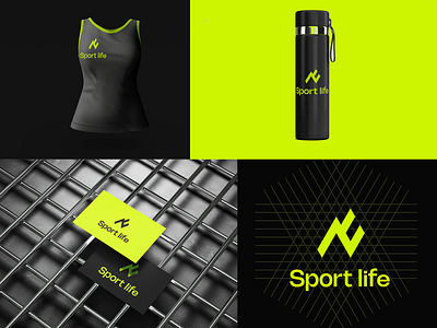 Logo and animation Sport life animation branding graphic design logo motion graphics