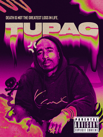 TUPAC - POSTER SAMPLE design graphic design poster