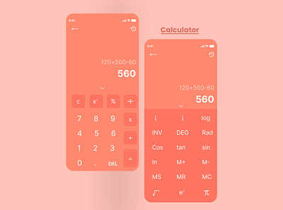 CALCULATOR UI DESIGN 3d animation appdesign branding dailyui dailyuichallenge design figma graphic design illustration logo minimal ui