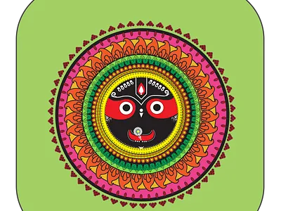 Jagannath Mandala graphic design mandala