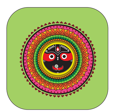 Jagannath Mandala graphic design mandala