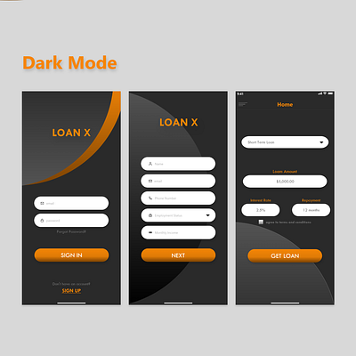 Loan App banking graphic design ui user experience user interface user interface design ux visual design wireframing